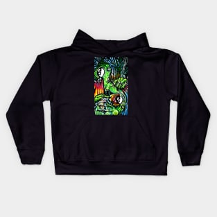 Thunder Belly Swamp Hair Kids Hoodie